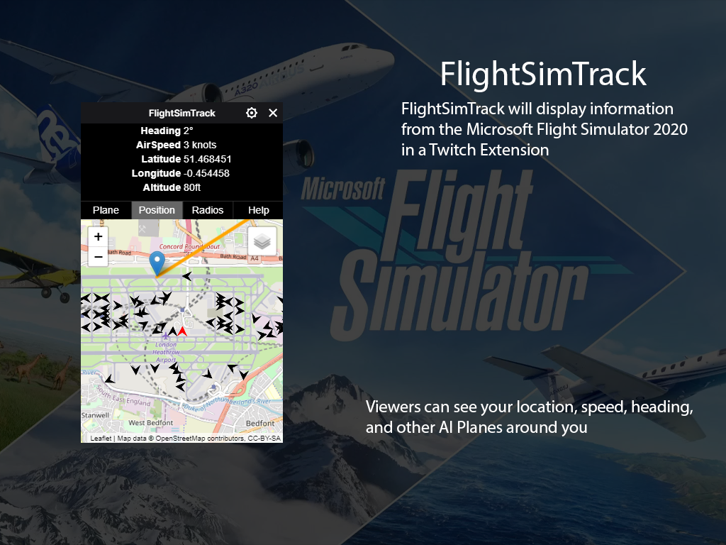 Screenhot 1 for FlightSimTrack