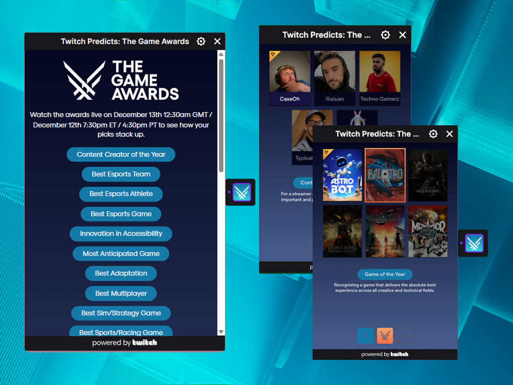 Screenhot 2 for Twitch Predicts: The Game Awards